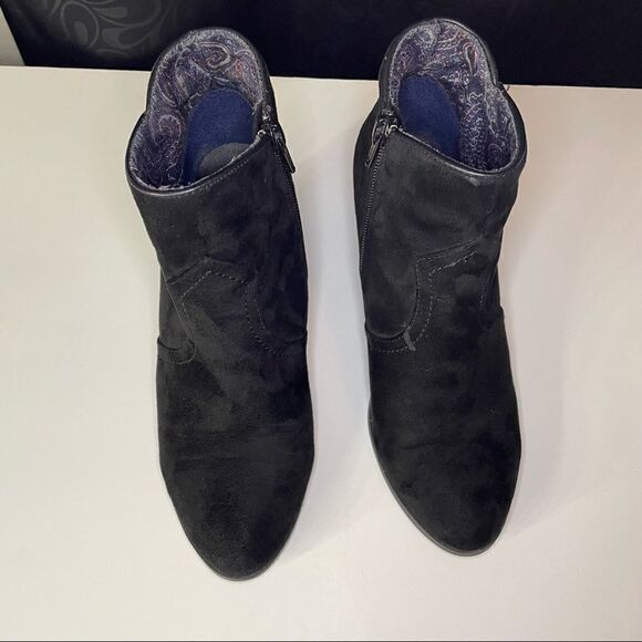 Report Black Fringe Booties size 7 - Picture 3 of 11